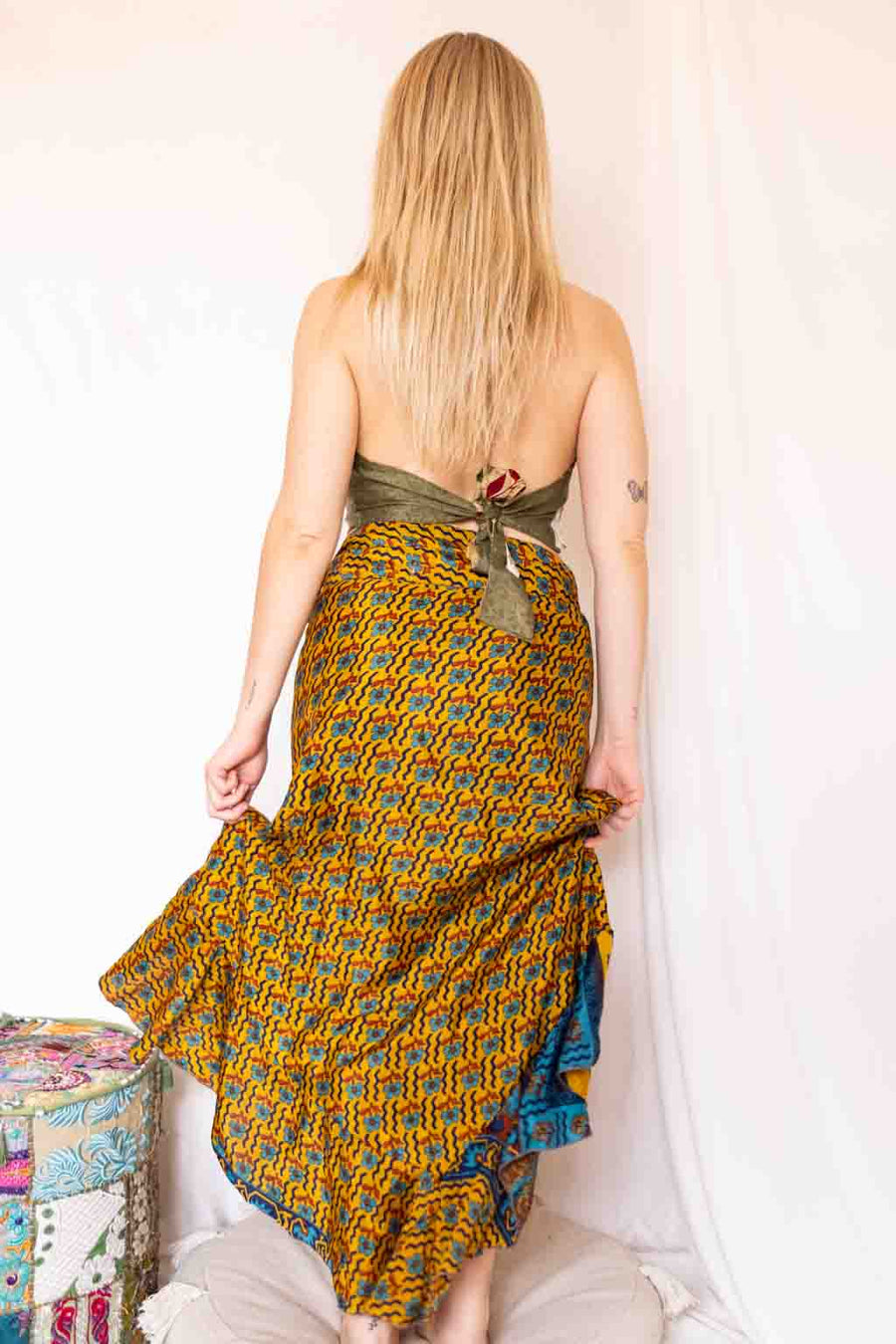 CINMAYI Wrap Skirt (L/XL)