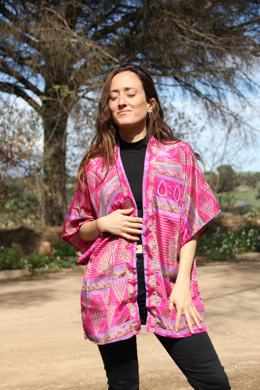 SANDHA Short Kimono
