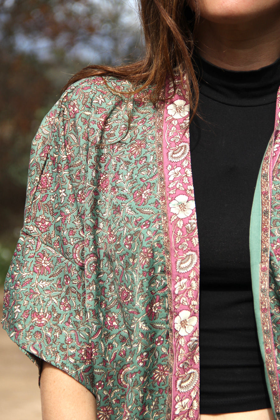 PRAGBHAVA Short Kimono