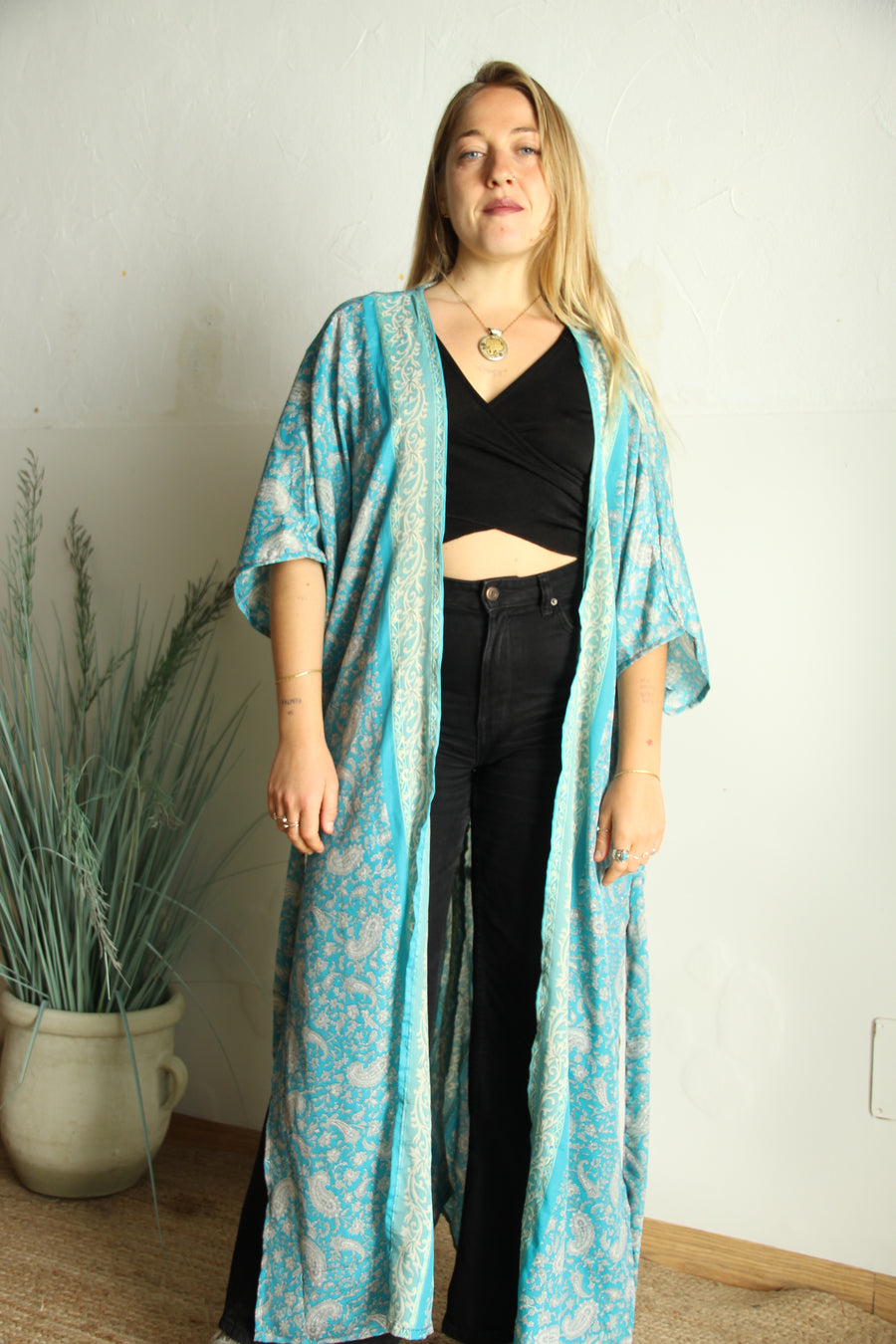 CAKROPARI Long Kimono