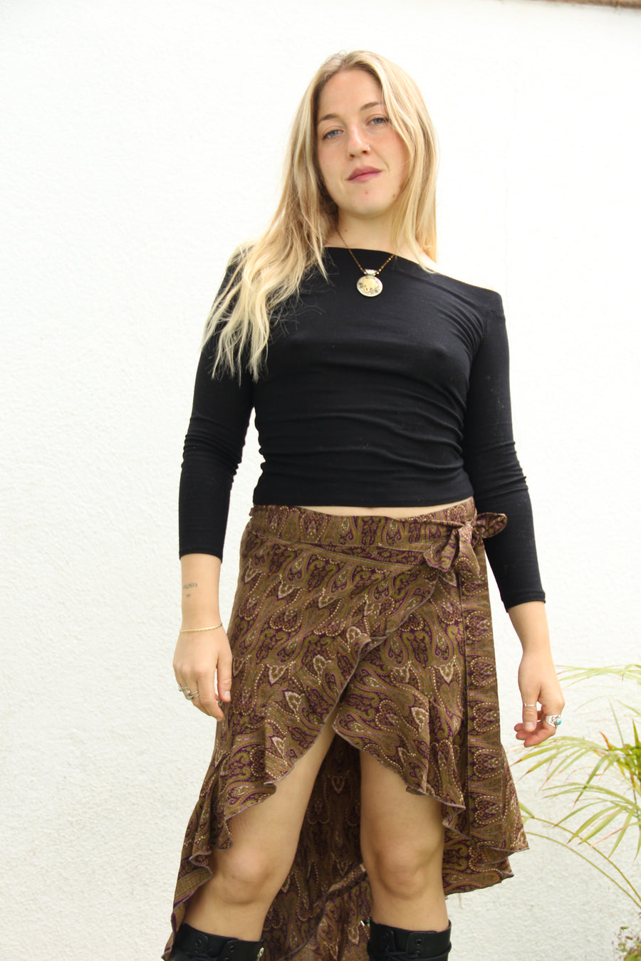 KRIYA Wrap Skirt (S/M)