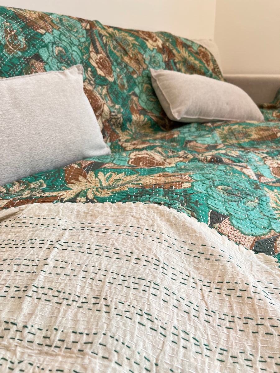 Turquoise Bedspread