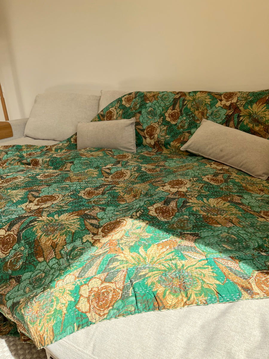 Turquoise Bedspread